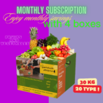 Save monthly with 4 boxes (30KG)